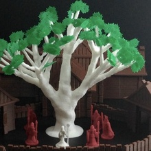 kutsal kül ağaç 18 mm ölçek masaüstü fantezi orman oyun Ortaçağa ait model doğa rpg arazi oyuncak viking savaş oyunları sihirbaz büyü minyatür yolcusu Norse 3d print model - Mito3D