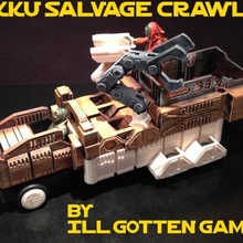 jakku salvage crawler littlebits star wars vehicle tabletop figure jedi kids model modular movie starwars toy scifi action toys science fiction force awakens 3d print model - Mito3D