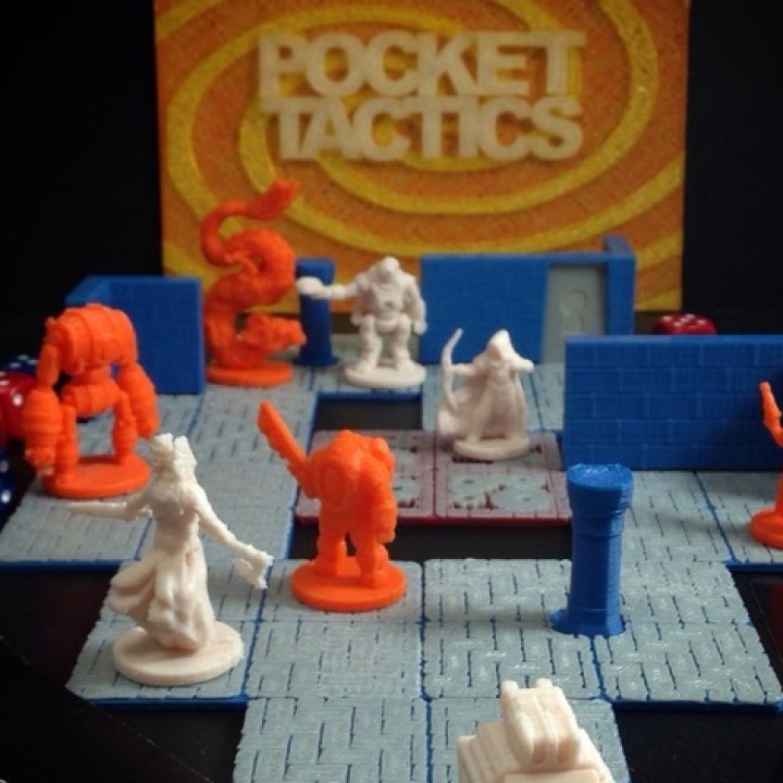 tácticas bolsillo guerra roto reinos loseta avance tablero juegos fantasía juego azar horror modelo rpg estrategia juguete miniatura ciencia ficción caminante mesa 3D print model - Mito3D
