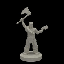 desperudido scrapper 18mm escala tampo mesa fantasia jogos rpg estratégia guerra miniatura scifi tabuleiro viajante jogo bolso Ciência ficção táticas 3d print model - Mito3D