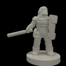 domínio pacificador Mark V 18mm escala tampo mesa fantasia jogos miniaturas modelo rpg soldado estratégia brinquedo guerra miniatura scifi tabuleiro viajante jogo Ciência 3d print model - Mito3D