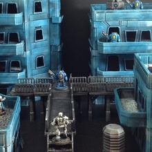 modular scifi habs 15mm scale tabletop architecture building buildings fantasy future futuristic game gaming house miniatures rpg wargames wargaming miniature boardgames wayfarer boardgame wargame houses housing science fiction tactics gruntz 3d print model - Mito3D