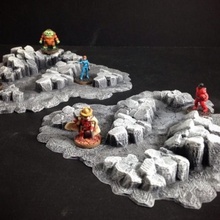 rocks 15mm scale tabletop fantasy miniatures model nature rpg strategy terrain toy wargames wargaming miniature scifi boardgame diorama wargame 28mm 18mm science fiction tactics 3d print model - Mito3D