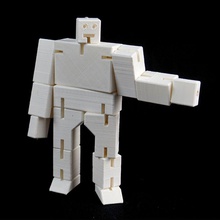 petit cube robot jouets jeux 3d print model - Mito3D