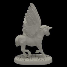 pegacorn 15 mm escala mesa animal bestia fantasía juego azar miniaturas monstruo mitología rpg unicornio juegos guerra caballo miniatura caminante Pegaso mito 3d print model - Mito3D