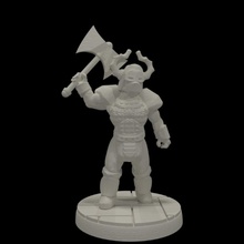 barbarian warlord 15mm scale tabletop fantasy fighter game gaming miniatures rpg wargames wargaming warrior miniature boardgames wayfarer boardgame wargame tactics 3d print model - Mito3D