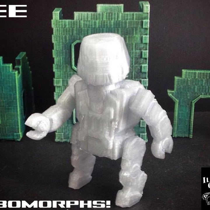zee Robomorph giocattoli Giochi azione bambini droide fantasia figura ragazzi modulare robot giocattolo scifi bot cyborg scienza finzione costruzione 3D print model - Mito3D