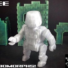 zee robomorphe jouets Jeux action enfants droïde fantaisie figure gamins modulaire robot jouet scifi robots bot cyborg science fiction construction 3d print model - Mito3D