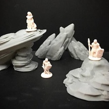rock formations 15mm 18mm 28mm scale tabletop fantasy game games gaming miniatures rpg strategy terrain wargames warhammer miniature scifi boardgames wayfarer boardgame roleplaying wargame mountain rocks stones dnd science fiction pathfinder tactics boardgaming 3d print model - Mito3D