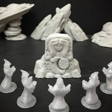 roadside shrine vanys 15mm 18mm 28mm scale tabletop game gaming god goddess miniatures rpg statue strategy temple terrain undead wargames wargaming warhammer rock miniature deity effigy mage boardgames wayfarer boardgame relief holy roleplaying gods wargame rocks 3d print model - Mito3D
