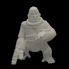 Agano ricercatore 15 mm scala tavolo fantasia gioco Giochi giochi miniature rpg guerra wargaming miniatura gorilla primate scimmie scifi viandante ruolo scimmia 28mm scienza 3d print model - Mito3D