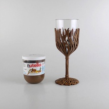nutella wine glass - fat drunk & garden kitchen 3dprinted 3dprinting lifehacks supportfree upcycling beautifulhome 3d print model - Mito3D