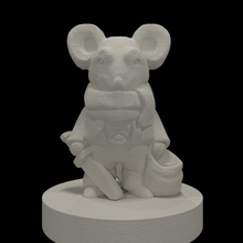 mouseling thief 18mm scale tabletop fantasy game games gaming miniatures rpg wargames wargaming miniature mouse boardgames wayfarer boardgame roleplaying wargame tactics 3d print model - Mito3D