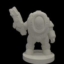 dominio exokernoche marca 18 mm escala mesa fantasía juego juegos azar miniaturas rpg guerra miniatura ciencia ficción caminante rol Ciencias armadura multiverso 3d print model - Mito3D