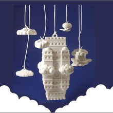 imkansız kale süs seyyar yazı tahtası oyunlar Sanat bina fantezi model oyuncak büyü minyatür kök buhar Saray zeplin tvy makerbotornaments 3d print model - Mito3D