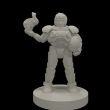 valeria horn psionic privateer 18mm scale tabletop fantasy game games gaming miniatures rpg wargames wargaming miniature scifi boardgames wayfarer boardgame roleplaying wargame 28mm science fiction powerarmor multiverse tactics 3d print model - Mito3D