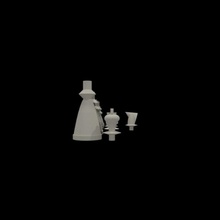 headsman's chess board games tinkercad 3d print model - Mito3D