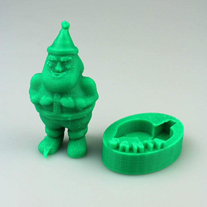 santa dono lettore fan art natale regalo 3D print model - Mito3D