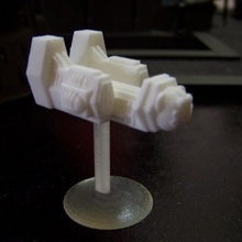 roosevelt tabletop bear model sci-fi spaceship miniature teddy starship science fiction 3d print model - Mito3D