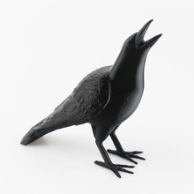 corvo supporto libero l'istruzione animali letteratura fauna selvatica supportfree 3d print model - Mito3D
