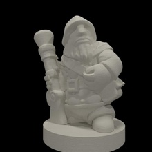 Dwarfclan artigliere 18mm scala tavolo fantasia gioco giochi pistola miniature modello rpg guerra wargaming miniatura viandante nano pietra focaia tasca tattiche nani 3d print model - Mito3D