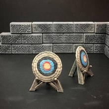 delving decor archery target 28mm heroic scale tabletop dungeons fantasy game games gaming medieval miniatures rpg terrain wargames wargaming warhammer miniature boardgames wayfarer boardgame roleplaying diorama wargame openforge dungeon dnd warmachine malifaux dragons pathfinder frostgrave 3d print model - Mito3D