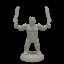 Trollspawn guerriero 18mm scala tavolo fantasia gioco Giochi giochi medievale miniature mostro mitologia rpg troll vichingo guerra wargaming warhammer miniatura viandante ruolo 3d print model - Mito3D