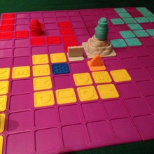 sabiduría tablero juegos divertido juego azar niños mesa palabra montaña gurú 3d print model - Mito3D