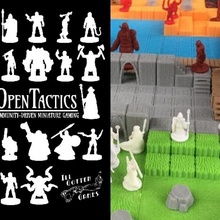 OpenTactics regras borda jogos fantasia miniaturas guerra miniatura scifi tabuleiro viajante jogo tampo mesa 18mm Ciência ficção vou 3d print model - Mito3D