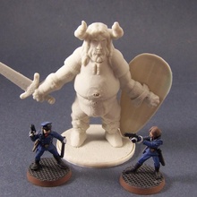 varié blague bannière saga table fantaisie figure figurine Jeu jeu géant monstre rpg stratégie troll viking guerrier vidéo miniature norrois indé mythe Stoïcisme tactique 3d print model - Mito3D