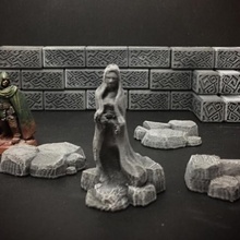 delving decor rocky rubble 28mm heroic scale tabletop fantasy game games gaming medieval miniatures rpg statue terrain wargames wargaming warhammer miniature boardgames boardgame roleplaying wargame openforge dungeon ruins dnd dungeons dragons pathfinder frostgrave 40k scatter accessories 3d print model - Mito3D