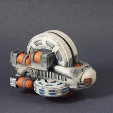 lightbringer class 2 commercial vessel tabletop fantasy game gaming model rocket rpg science space spaceship toy scientist miniature scifi engineer fiction explorer adventure starship sf continuum researcher 3d print model - Mito3D