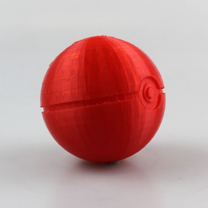 pokeball fan art pokemon 3D print model - Mito3D