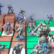 modulaire échelle héroïque terrain table bataille champ dé fantaisie figure Jeu jeu paysage mini modèle rpg stratégie guerre miniature scifi combat 3d print model - Mito3D