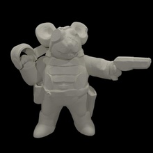 mouse pookah space pirate 28mm heroic scale tabletop fantasy game games gaming miniatures rpg wargames wargaming miniature scifi boardgames wayfarer boardgame roleplaying wargame fairy science fiction 28mmscale 3d print model - Mito3D