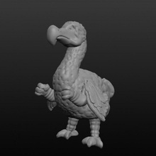 sculptris dummy dodoid tabletop bird fantasy game games gaming miniatures modular rpg tool tools wargames wargaming miniature scifi wayfarer roleplaying wargame 28mm dnd darwin dungeons dragons science fiction pathfinder toolset dummies heroic scale 3d print model - Mito3D