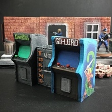 arcade cabinets 28mm heroic scale tabletop fantasy game games gaming miniatures retro rpg videogame wargames wargaming videogames miniature fallout scifi boardgames wayfarer boardgame roleplaying wargame 80s science fiction scatter terrain post-apocalyptic opentactics spellandsword 3d print model - Mito3D
