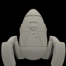 Zyntari seguridad robot 28 mm heroico escala mesa juego juegos azar miniaturas rpg guerra miniatura caminante rol openactica 3d print model - Mito3D