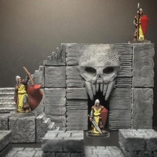 scatterblocks skull gate 28mm heroic scale tabletop demon dungeons fantasy game games gaming miniatures rpg terrain toy toys undead wargames wargaming warhammer blocks miniature boardgames boardgame block roleplaying wargame dungeon chaos tiles dnd warhammer40k 3d print model - Mito3D