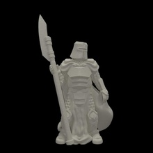 knight polearm 28mm heroic scale tabletop fantasy game games gaming medieval miniatures rpg wargames wargaming warhammer miniature boardgames boardgame roleplaying wargame dungeon dnd knights dungeons dragons pathfinder frostgrave mordheim 3d print model - Mito3D