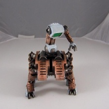 bad-533d servitor convict tabletop city robot miniature scifi mech cyborg nexus multiverse 54mm 3d print model - Mito3D
