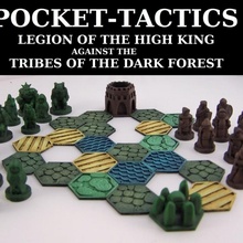 pocket-tactics legion high king tribes dark forest edition board games fantasy game knight monster rpg strategy toy magic miniature tabletop pocket playset tactics 3d print model - Mito3D