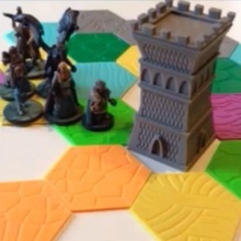 drakendar mesa juego rol mapa losas 3d print model - Mito3D