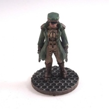 captain baker tabletop fantasy future game gaming rpg soldier miniature military scifi multiverse 54mm continuum mercenary 3d print model - Mito3D