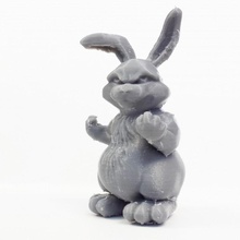 bunny attitude toys & games fighter bad 3d print model - Mito3D