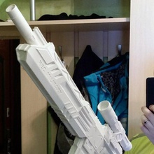 rec arma brinquedo adereços cosplay rifle precisão 3d print model - Mito3D
