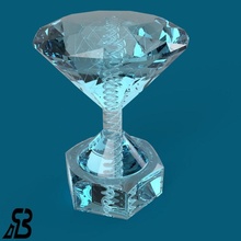 3d design diamond prize & garden sla 3dpiawards 3d print model - Mito3D