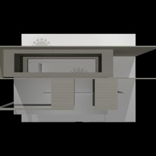 modern house education 3d print model - Mito3D