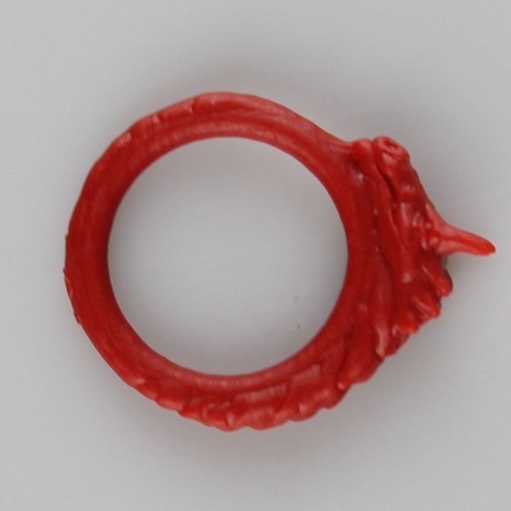 dragon ring male version jewellery mensjewellery 3D print model - Mito3D