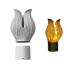 nervous calyx lamp plate & garden lighting 3d print model - Mito3D